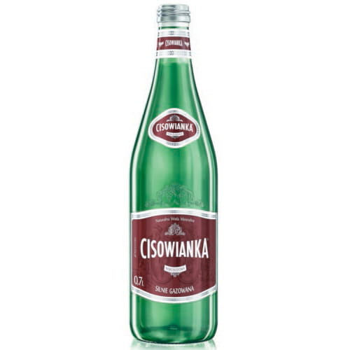 Cisowianka Silnie Gazowana 700ml szkło x12