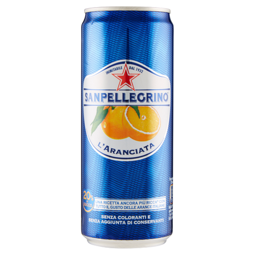 San Pellegrino Aranciata 330 ml Napój Puszka x24