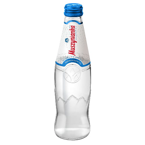 Muszynianka Zdrój 300 ml Średnionasycona CO2 szkło x9